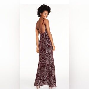 Sparkly rose gold formal